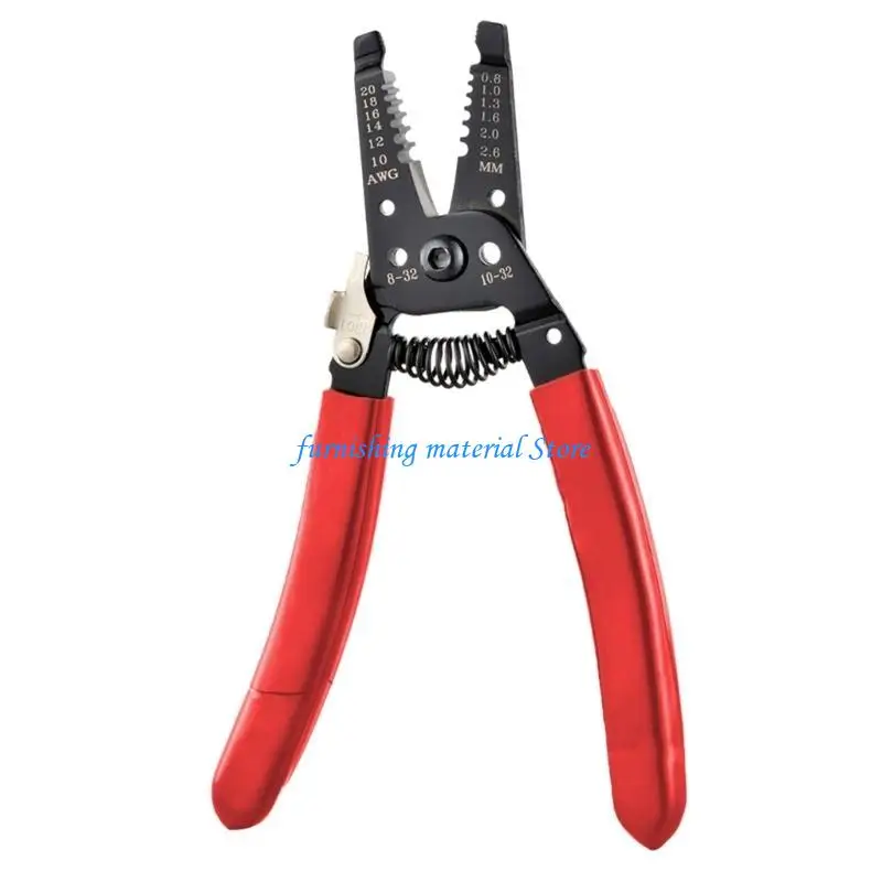 

Y5GD Multifunctional Wire Stripper Decrustation Pliers Crimper Cable Stripper Cutter 10-22AWG Wire Repair Tool Pliers