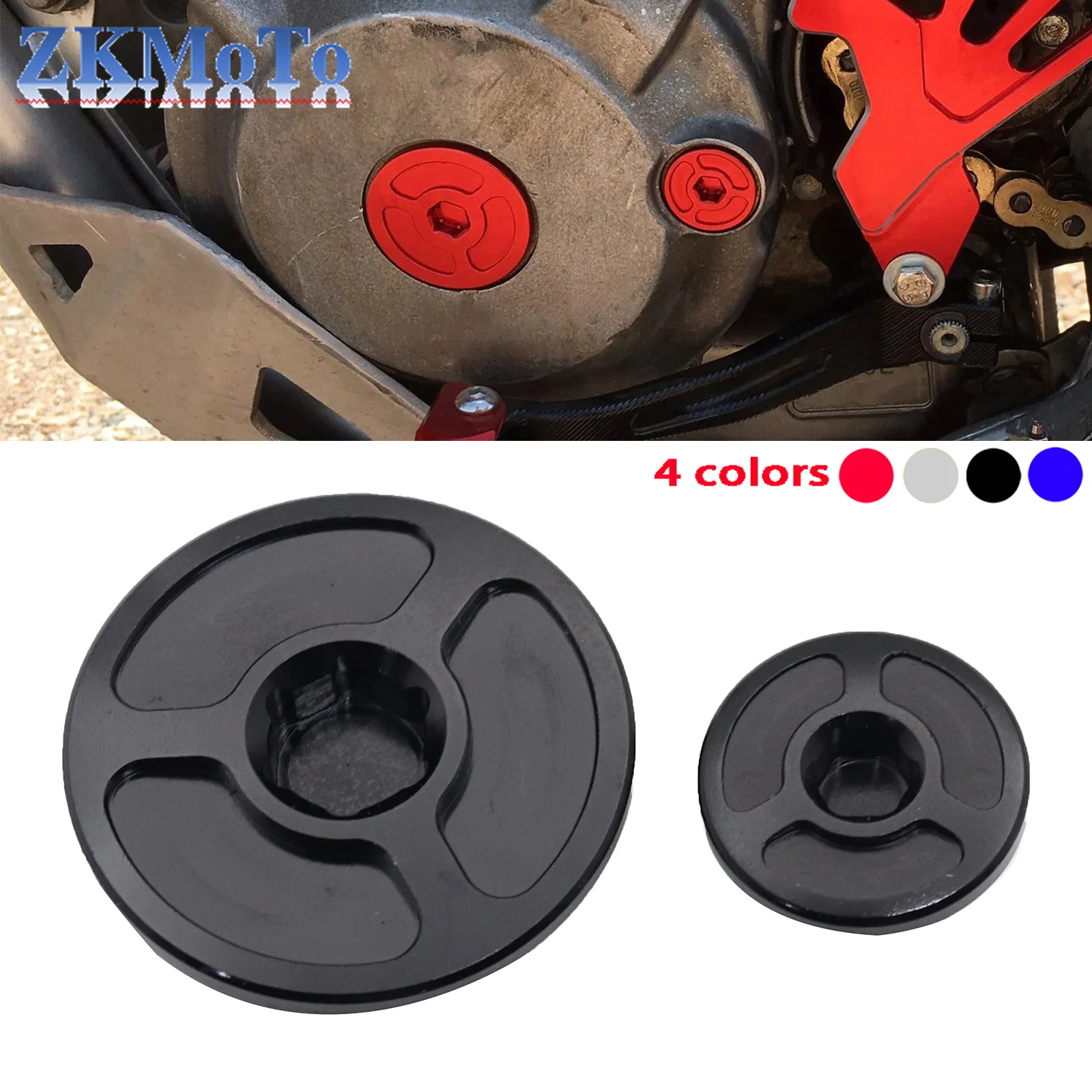 Motorcycle CNC Engine Timing Cover Cap Plug Set For Honda CRF150R CRF230F CRF250R/L/M/RALLY CRF450R/X CRF1000L 2002 2003-2019