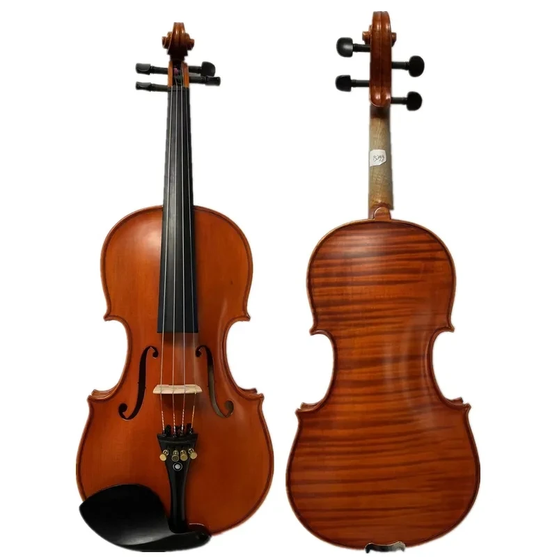 

Strad style SONG Master 4/4 violin ,Whole best flamed back, Indonesia A grade ebony accessories#15399