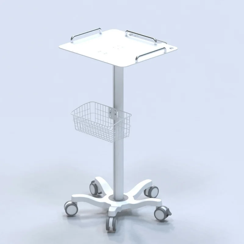 

Портативная многофункциональная металлическая больничная тележка, металлическая тележка для ноутбука, медицинское оборудование, включая электрокардиограф, для использования в клинике