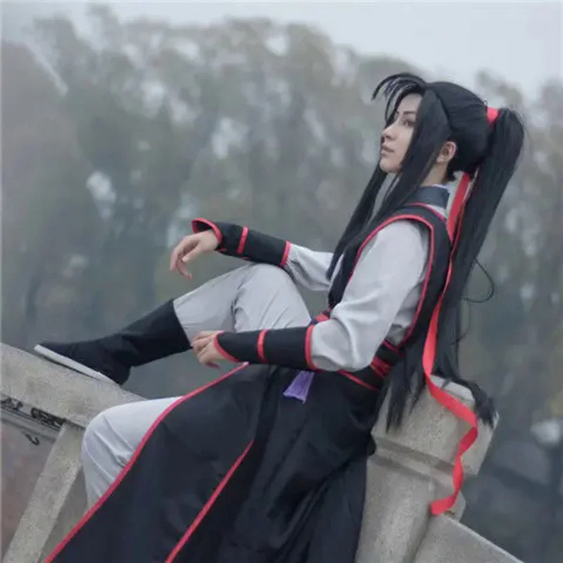 新しいアニメ Mo Dao Zu 兄弟 Shi Wei Wuxian コスプレ江成韓服団長の悪魔栽培 Kostum かつらプリア MN1