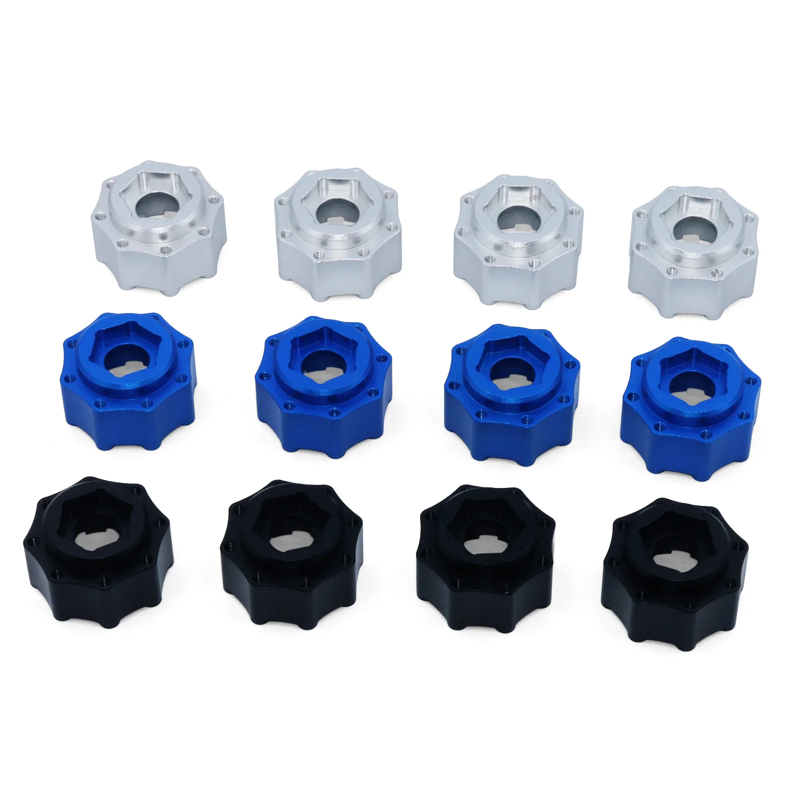 

17mm Hex Adapter 8X32 to 17mm Suitable for Proline 3.8inch Tires, Pack of 4, 1/8 Big Bike Upgrade Parts Pro635300
