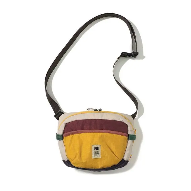 KODAK Retro Casual Kontrastfarbene Outdoor-Umhängetasche mit mehreren Taschen – Detail 2