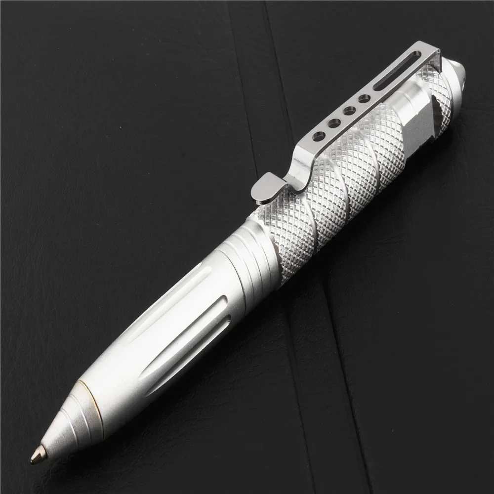 Multi Functional Tactical Pen High Quality Aluminum Anti Skid Self DEFENCE Ballpoint Pens Office Accessories School Supplies