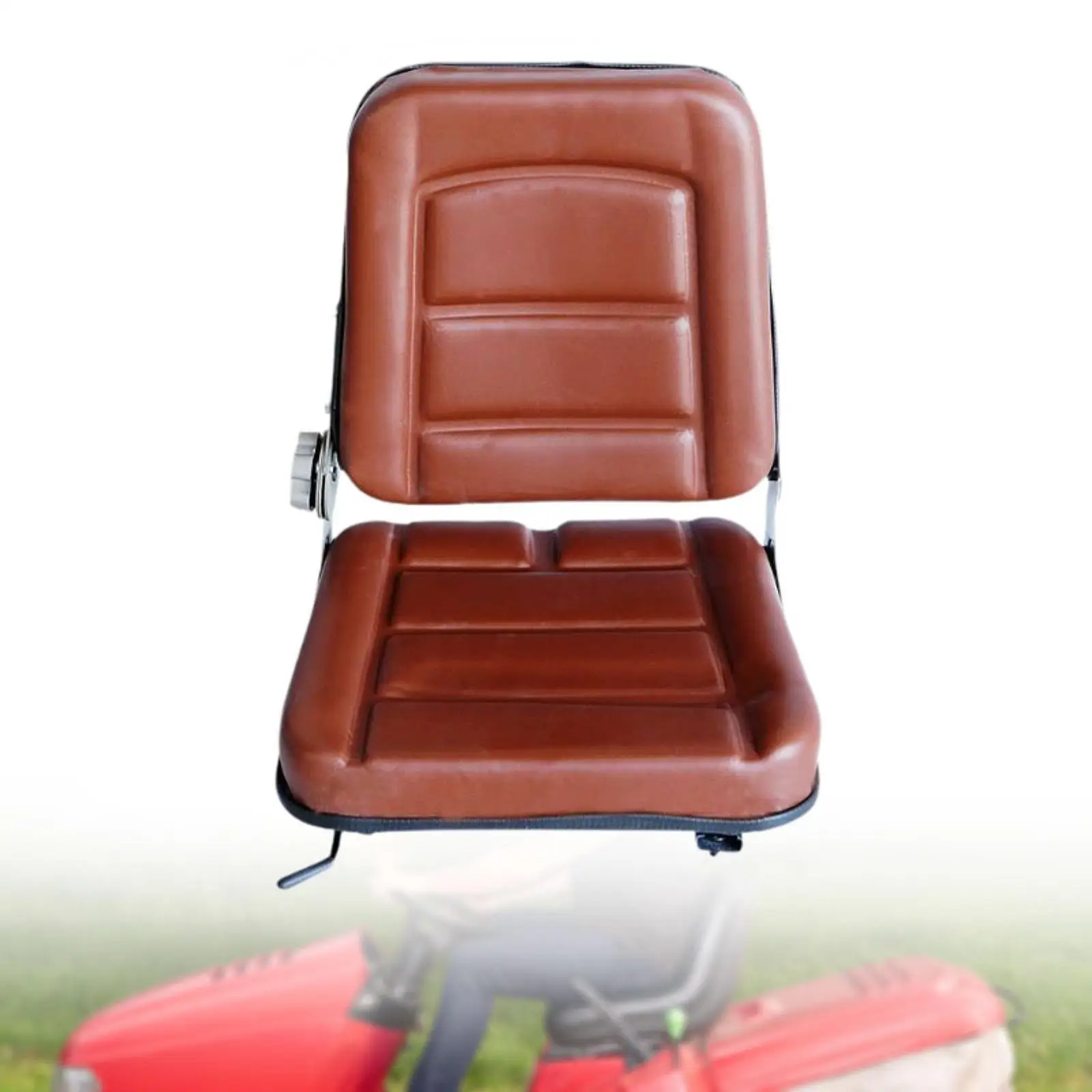 

Professional Forklift Seat Brown Wear Resistant Ergonomic Tractor Cushion Shock Absorber for Telehandler Lawn Mower