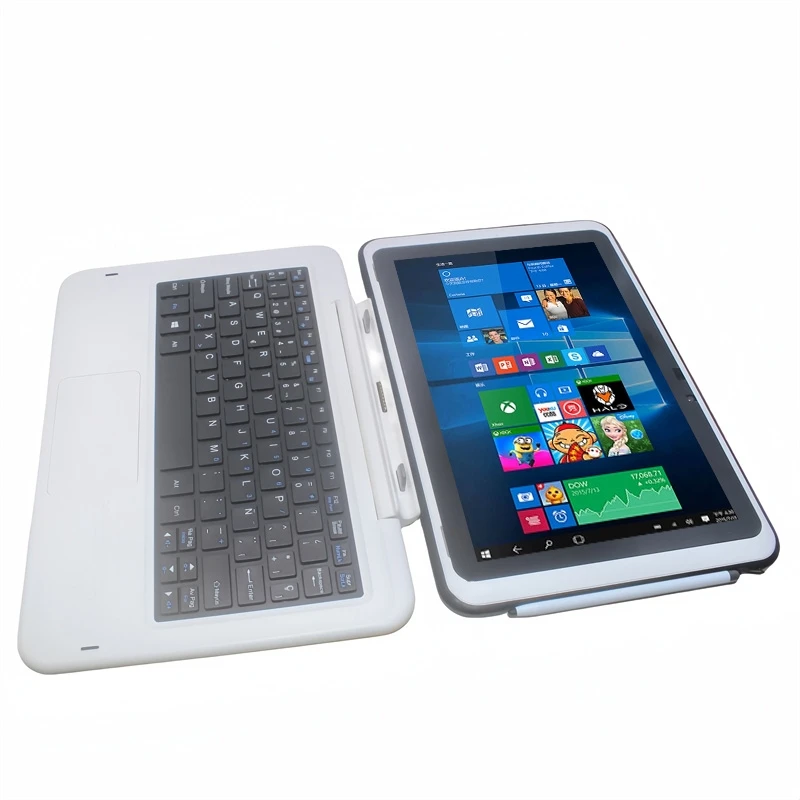 Firmware Global 10,1 ''Windows 10 64Bit Quad Core 2GB RAM 32GB ROM 2 en 1 Tablet PC Z8350 Mate con teclado Compatible con HDMI