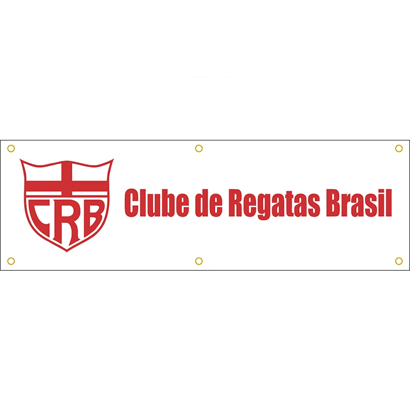 Clube de Regatas Brasil CRB Banner Customize Football Club Flag 1.5*5ft (45*150cm)  Custom Advertising Decoration Banner yhx0509