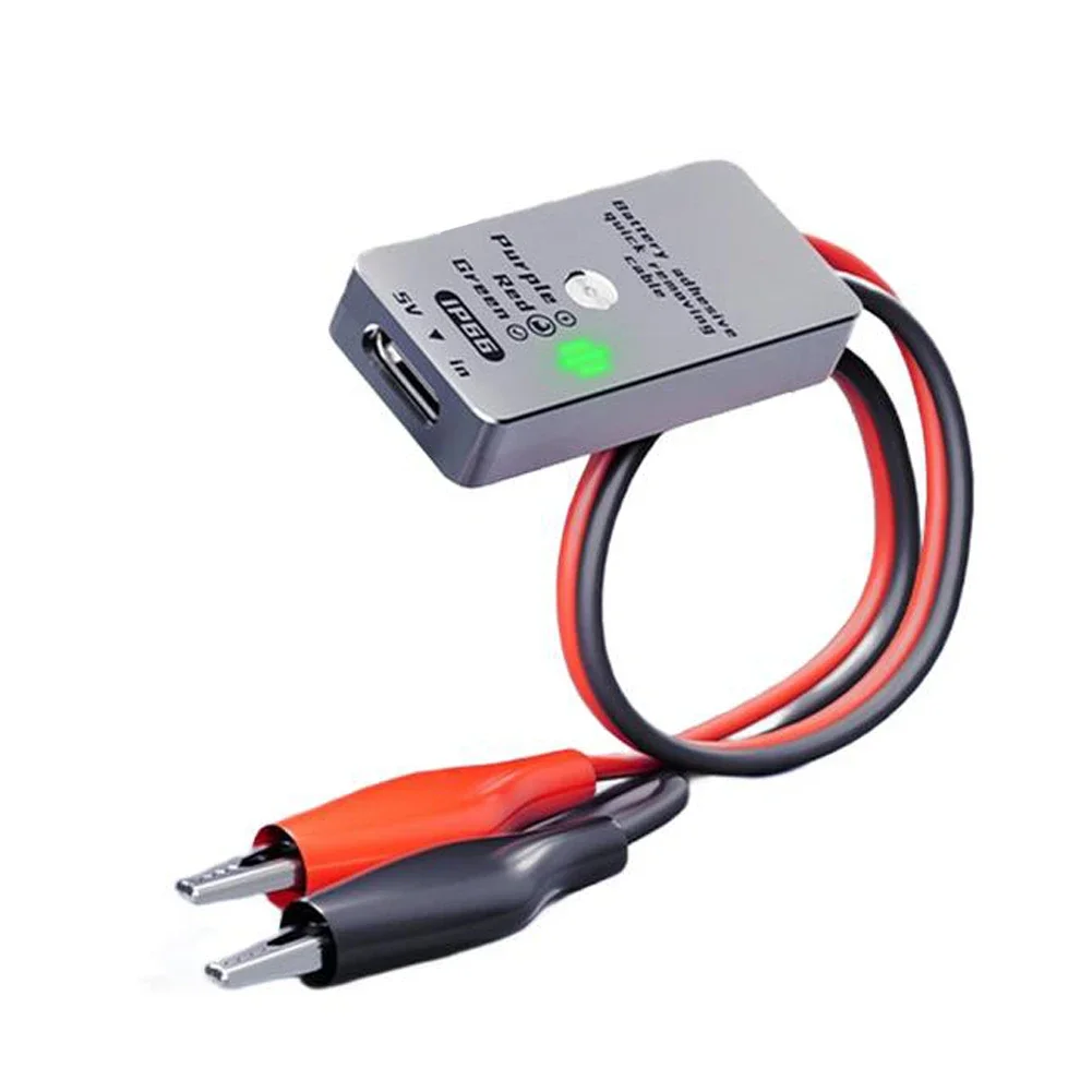 Battery Glue Quick Release Cable IP66 with LED Status Indicator and Current Limiting for Safe Electrolytic Battery Removal