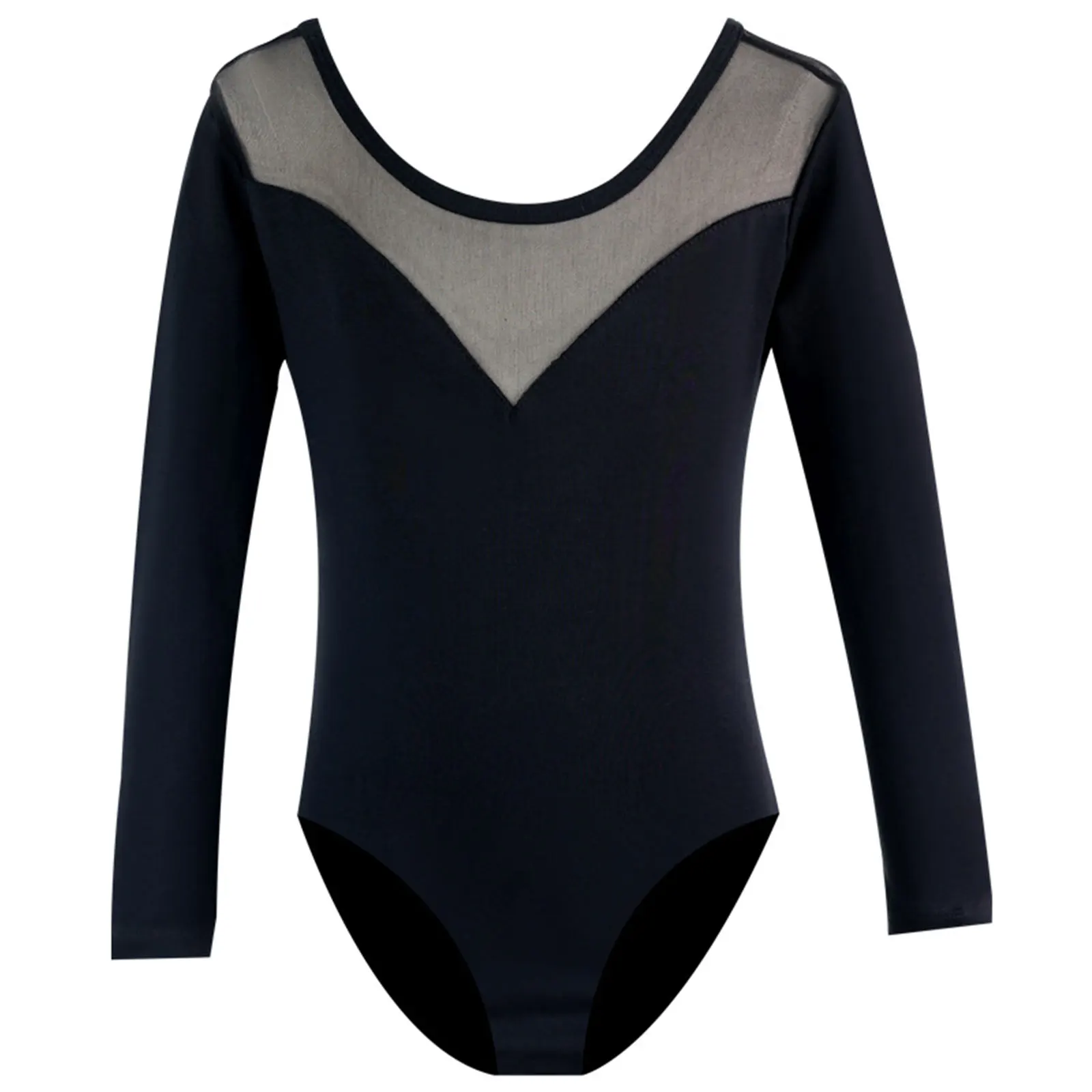 

Children Girls Ballet Dance Gymnastics Leotard Long Sleeve Yoga Bodysuit Ballerina Dancing Class Training Performance Costumes