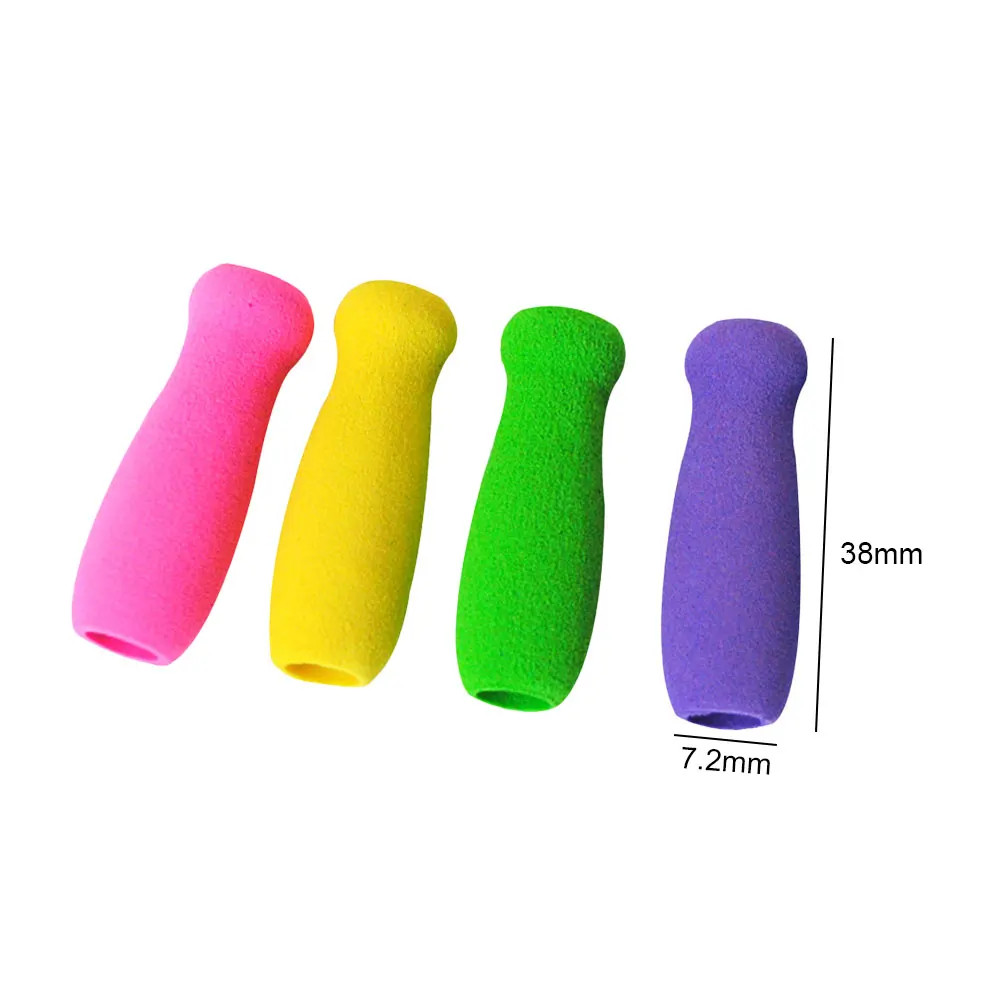 5 Pcs/10 pcs Pen Cover Color Random NBR Foam Pen Gripper Environmental Elastic for Mobile Pen for Wooden Pen Point Drill Pen Etc