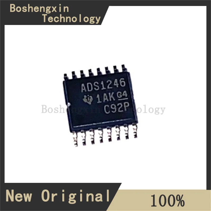 1 шт. ADS1246IPWR 24-битный одноканальный АЦП 2 кСPS Δ-Σ с прецизионным измерением датчика TSSOP-16 ADS1246IPWR