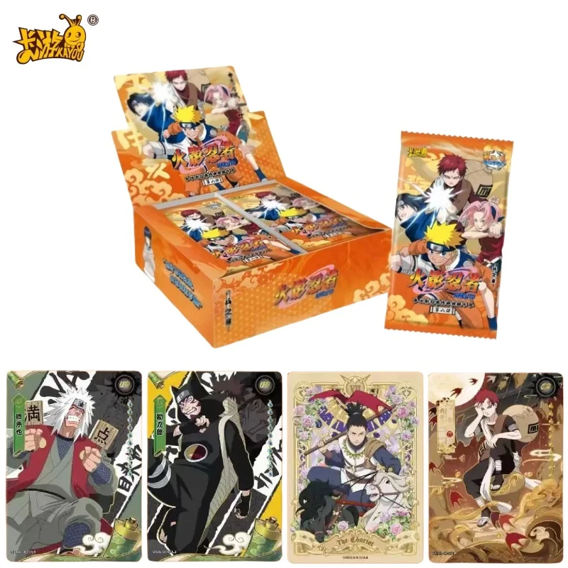 KAYOU Genuine Anime Original Naruto Collectible Cards: Shinobi Chapter - Wave 8 Ninja World Collection Card Children Toy Gifts