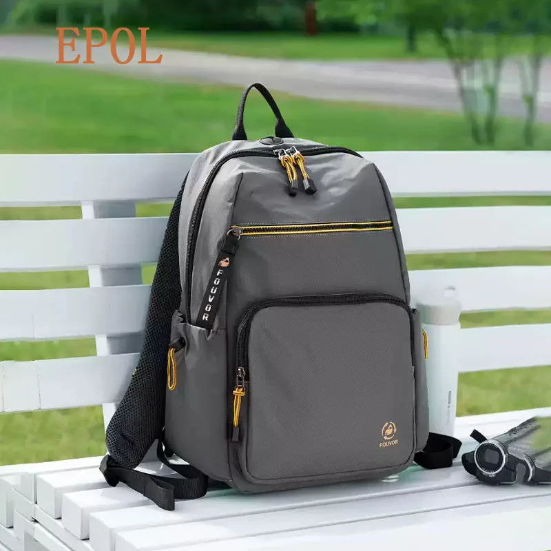 EPOL Women's Backpack Oxford Cloth Large Capacity Lightweight Casual Outdoor Travel Student School Bag 2930-03 2930-11 2930-08
