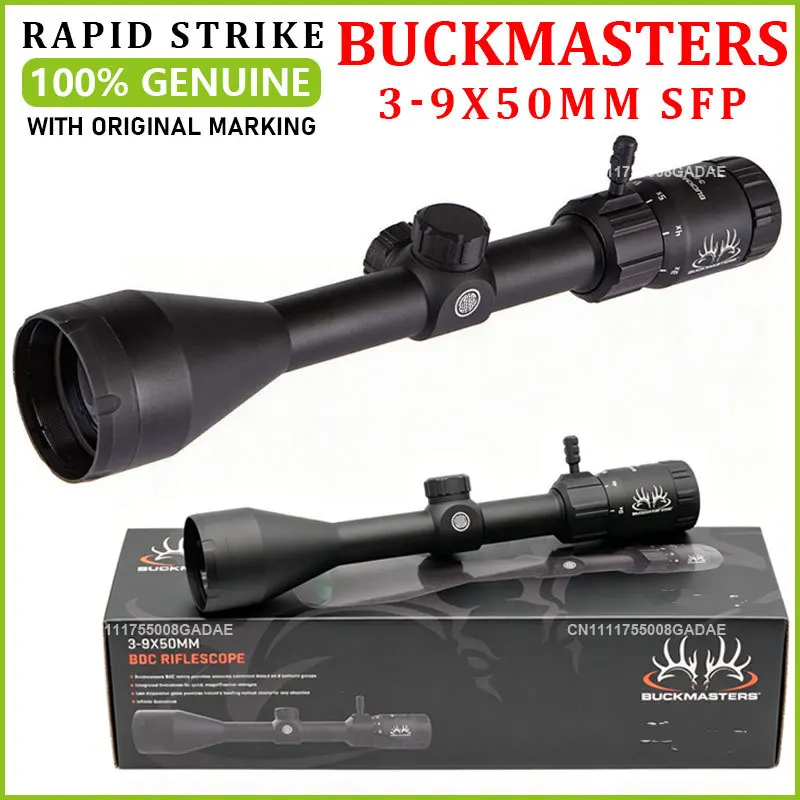 

Оригинальный прицел SG SR Buckmasters 3-9x50MM SFP с сеткой BDC, трубка 1 дюйм/25 мм, для снайперских винтовок и ружей