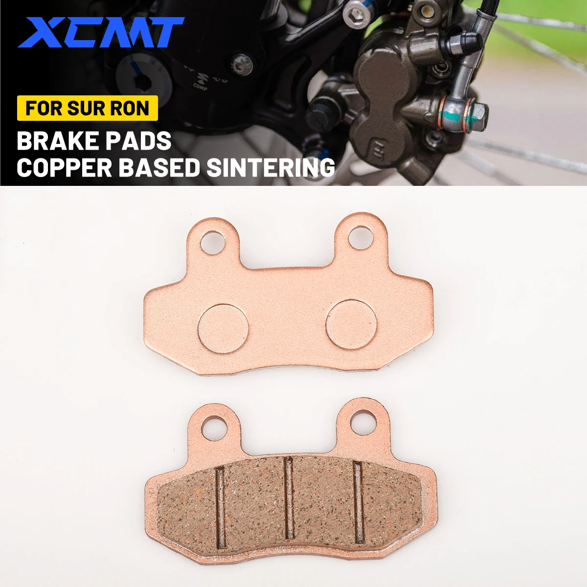 Pastillas de freno delanteras y traseras para bicicleta eléctrica, Enduro de sinterización a base de cobre Original OEM para piezas sur-ron Ultra Bee