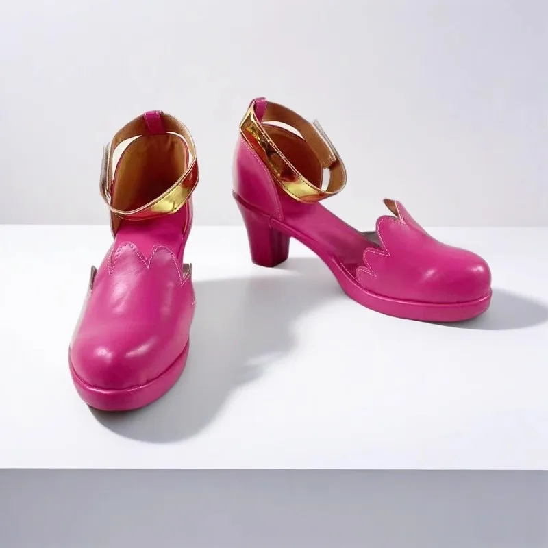 Chaussures de Cosplay en PU pour femmes, bottes de bande dessinée à la mode pour Halloween, carnaval, fête de noël, personnalisées, Anime Asahina Mirai