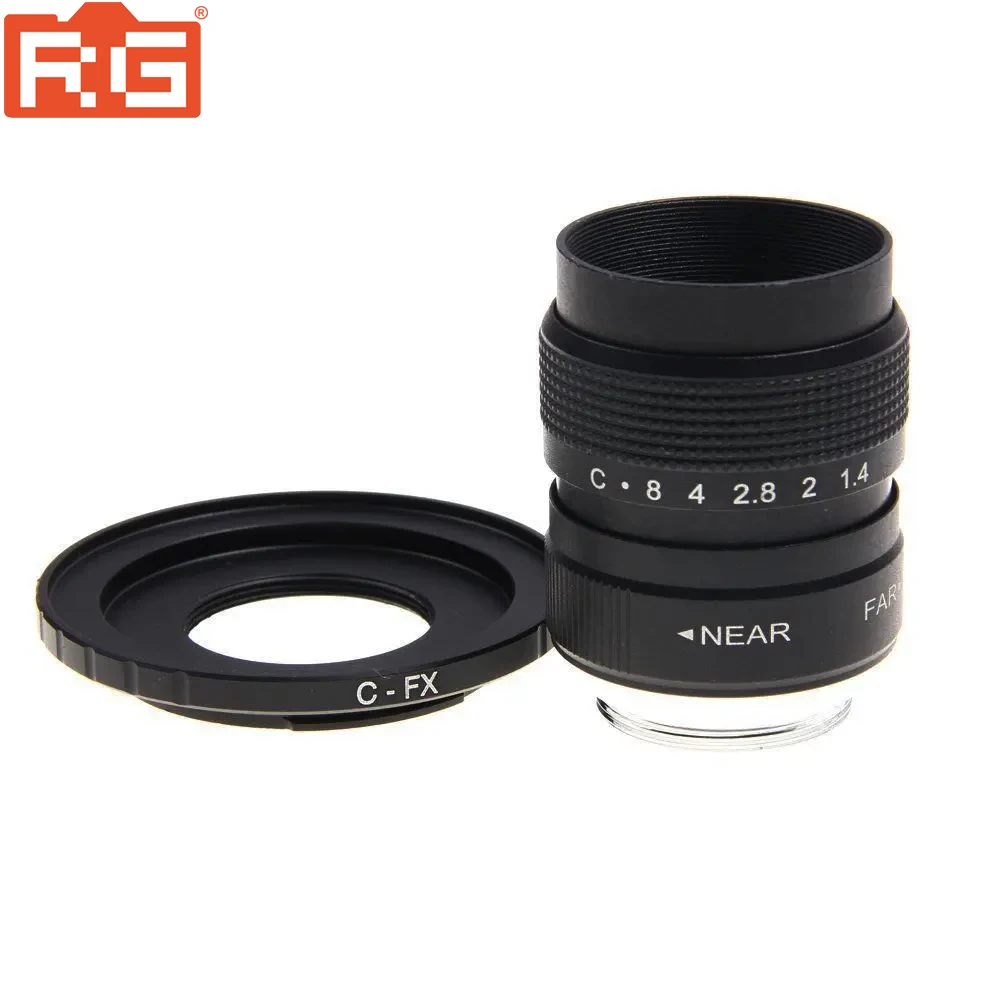 FUJIAN 25mm F1.4 C Mount CCTV f1.4 camera Lens +C-FX for Fuji Fujifilm X-E2 X-E1 X-Pro1 X-M1