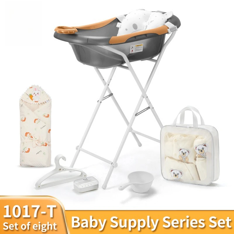 Wanna dla dziecka ze stojakiem Nie zginająca się wanna dla noworodka Zestaw wanien dla dzieci