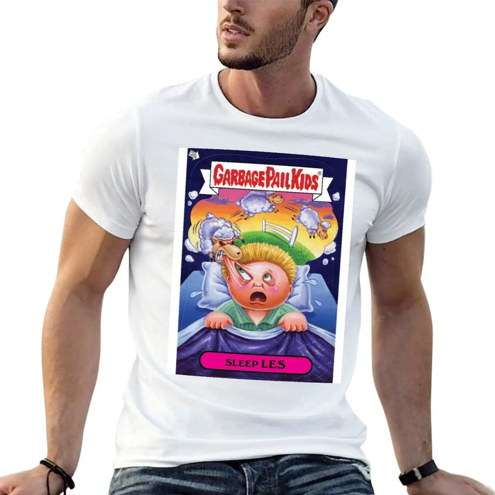 

Футболка Garbage Pail Kid, мужские футболки для мужчин, повседневные мужские футболки для мужчин, мужские футболки, хлопковая футболка