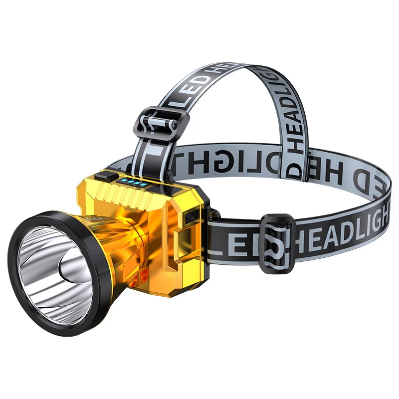 Super Bright LED Lnduction Headlights High-power Headlights High Brightness USB Rechargeable  Outdoor Head Torch Fishing