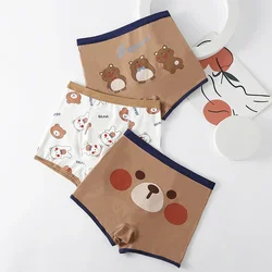 HoneyCherry Boy Cotton Underwear Boxer Boys' Cotton Mid-waist Baby Boxer Shorts Cotton Panties Boys Underwear