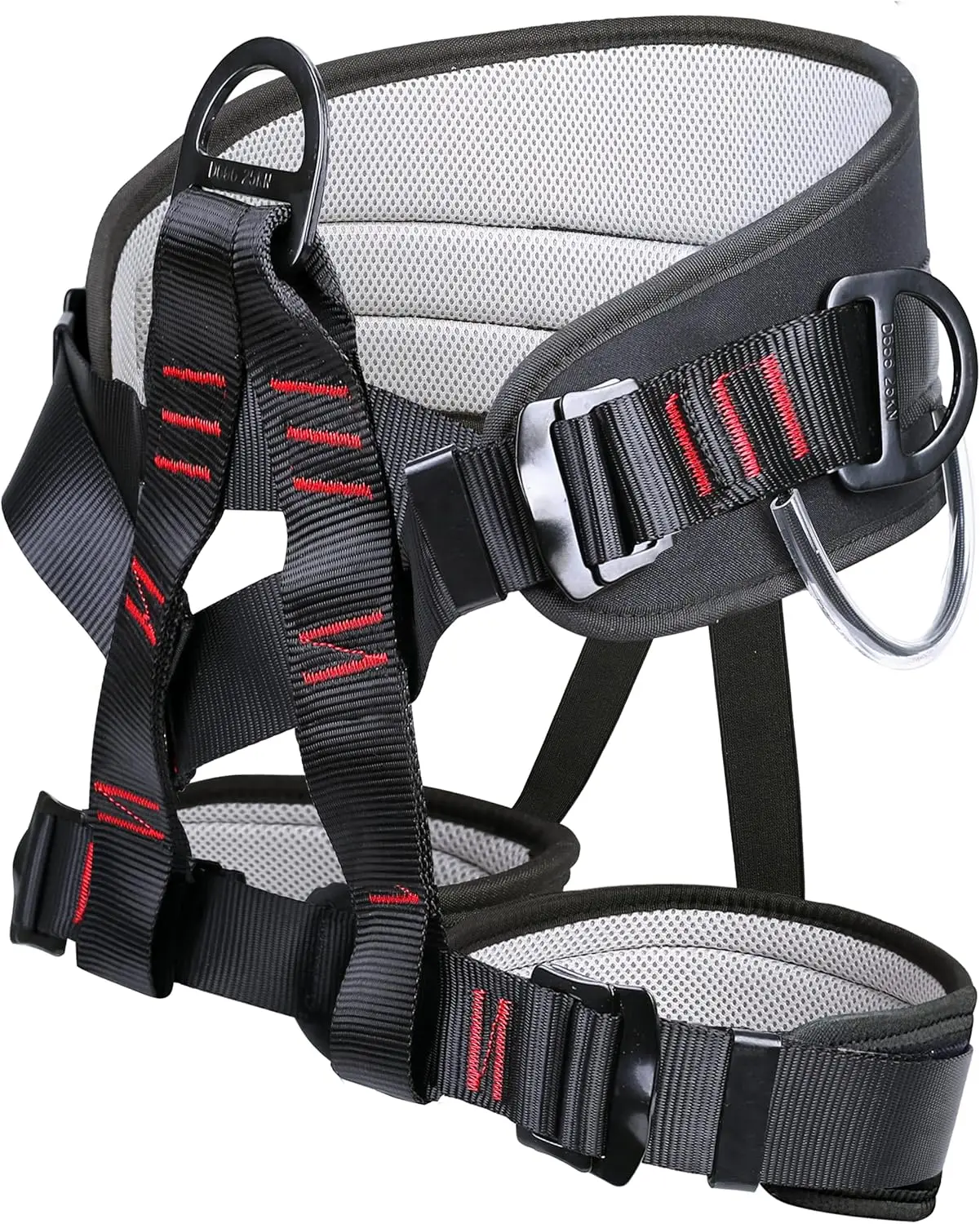 Adjustable Climbing Harness For Fire Rescue Rock Climbing Tree Climbing Lumbar Support Safety Equipment Gear Set