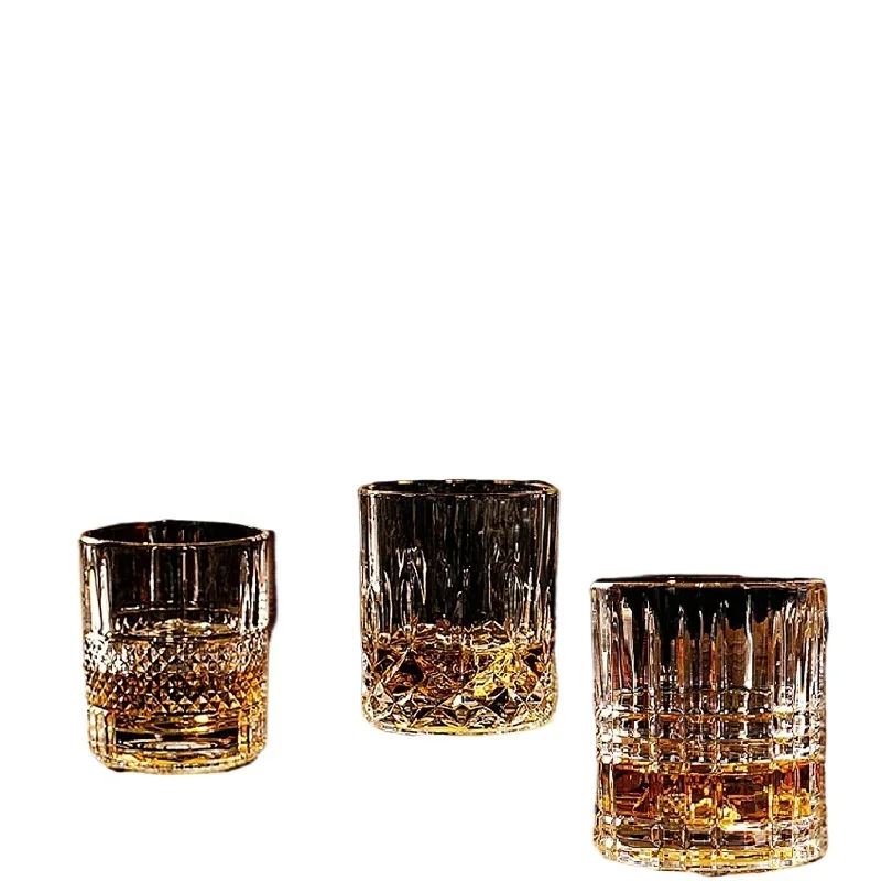 

Creative decompression rotating whisky glass, foreign wine thick bottom rotating whisky cup