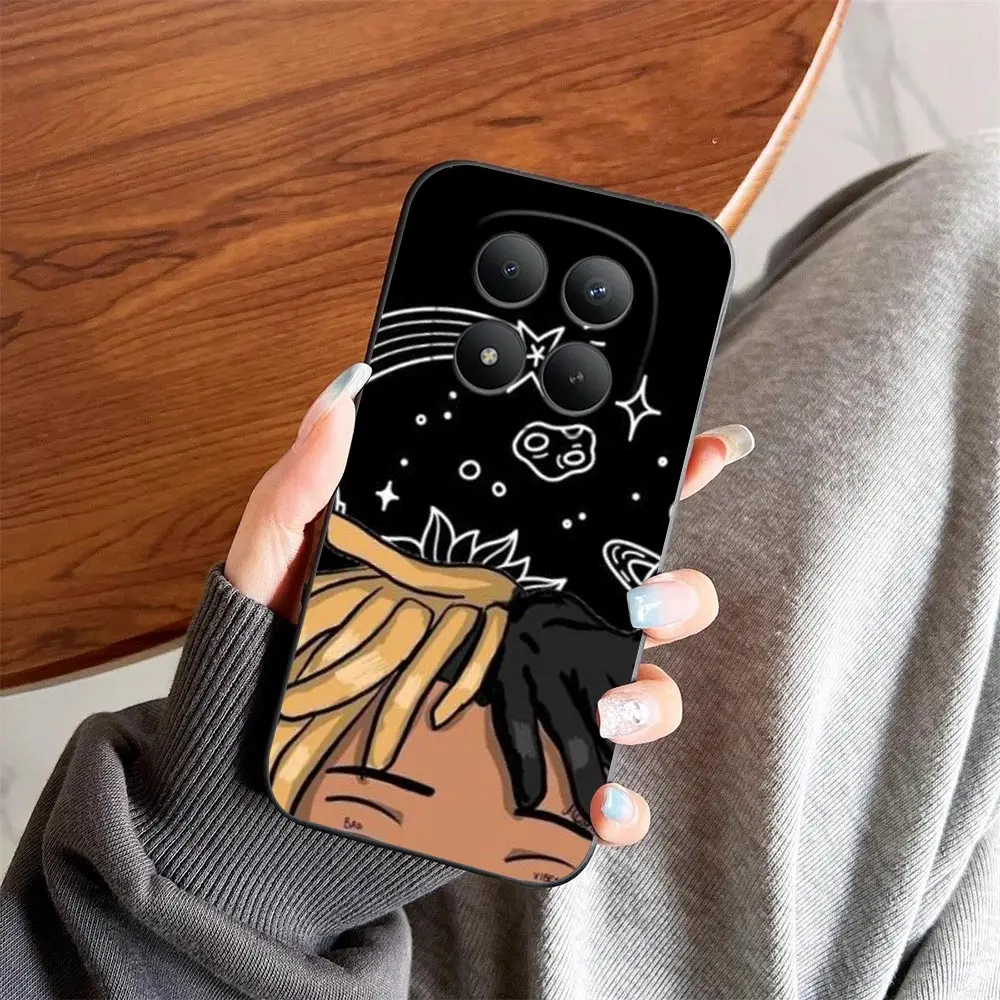 Phone Case For Xiaomi Redmi Note 15 14 13 12 12S 11 11T 11S 10 10S 9 Pro PLUS DIY Funda Shell Cover Rap Singer X-XXXTentacions