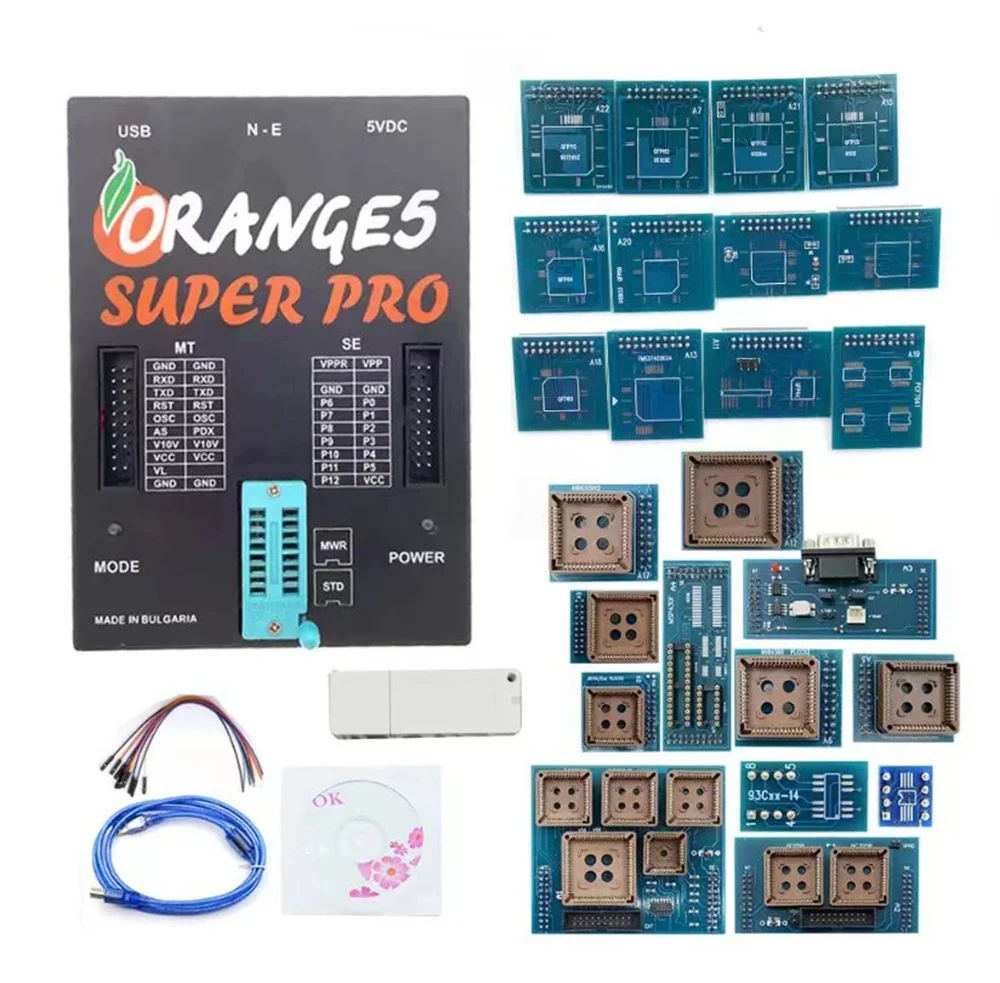 2024 Orange5 Orange 5 Super Pro V1.42 Full Functions With Full Adapters ECU Programmer