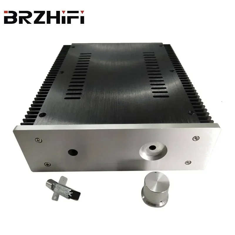 

BRZHIFI BZ2107 серии двойной радиатор алюминиевый корпус для усилителя мощности DIY электронный корпус шасси прибора 212*257*70 мм