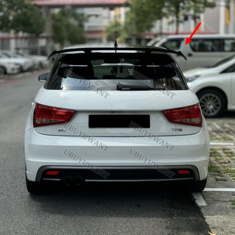 For AUDI A1 Hatchback 2012-2025 ABS Rear Trunk Boot Spoiler Wing Lip Car Rear Wings - view 3