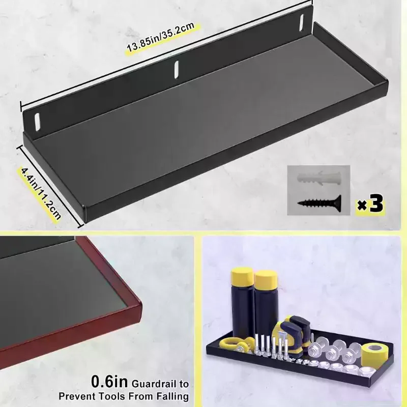 

Metal Tool Organizer Wall Mount For Storage Of Screwdrivers, Pliers, Hammers, And Wrenches In Workshop