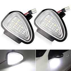 CANBUS-LED branco sob a poça de espelho Lâmpadas, ampola LED Voiture para VW Golf Gi MK6 6 MKVI 2010-2014 Touran 2010-2019, 2PCs
