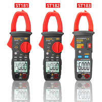 ANENG ST181 Digital Clamp Meter DC/AC 6000 Counts Multimeter Ammeter Voltage Tester Car Amp Hz Capacitance NCV Ohm Temp Tester