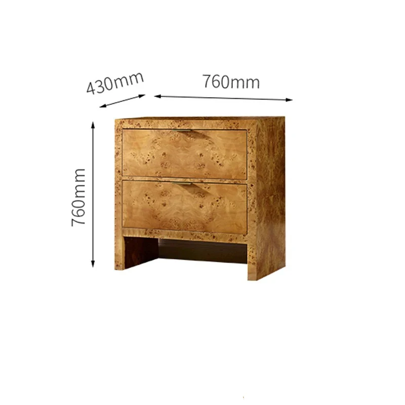 

Прикроватная тумбочка в средневековом стиле с отделкой под дерево, подходит для небольших спален, может использоваться как шкафчик и место для хранения вещей.