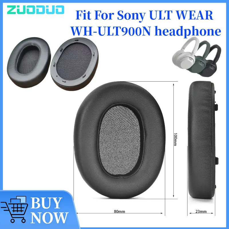 

ZUODUO Ear Pads For Sony ULT WEAR WH-ULT900N Headphones Headset Replacement Ear Pads Cups Earpad Memory Foam Cushions