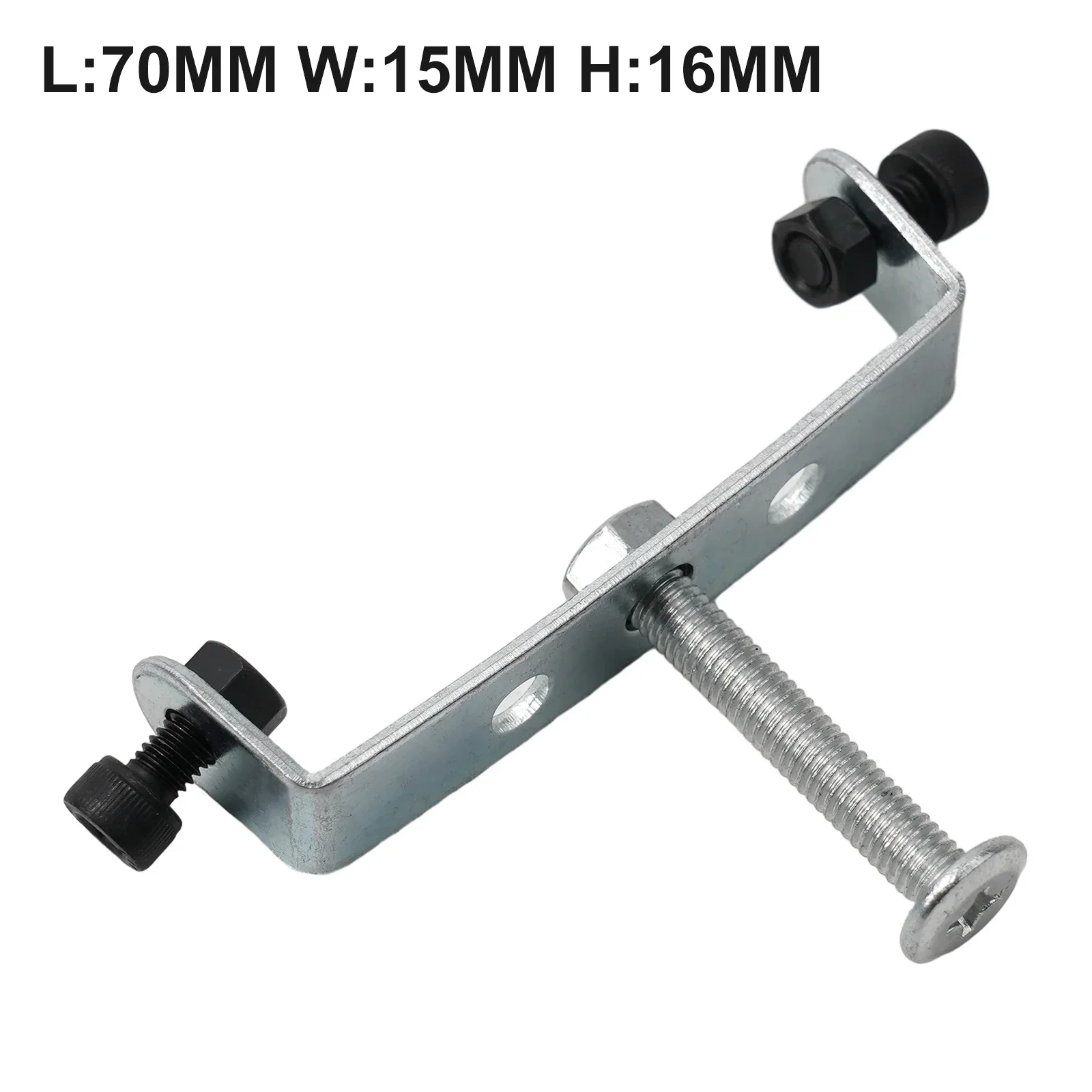 2023 New Conversion Bracket Bike Rack Seatpost Adapter Silver 70x15x16mm Bicycle Metal Racks Connector Rear Pannie