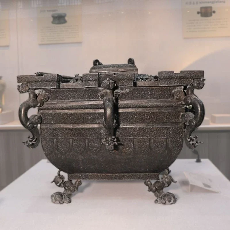 Antique bronze wine container liner removable ancient light luxury ornament