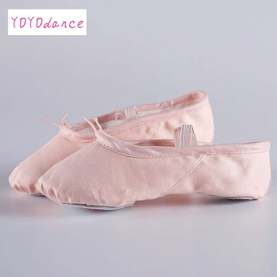 Pantoufles d'été pour femmes, pour danseuses professionnelles, chaussures de Ballet en toile