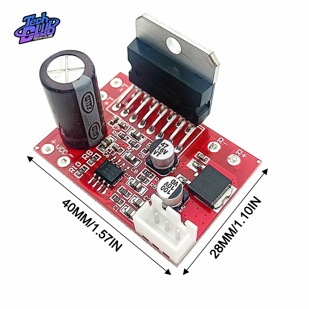 CD7379 Power Audio Amplifier Chip Module DC 12V NE5532 Front Speaker Audio System Audio Board Electronic Component Kit
