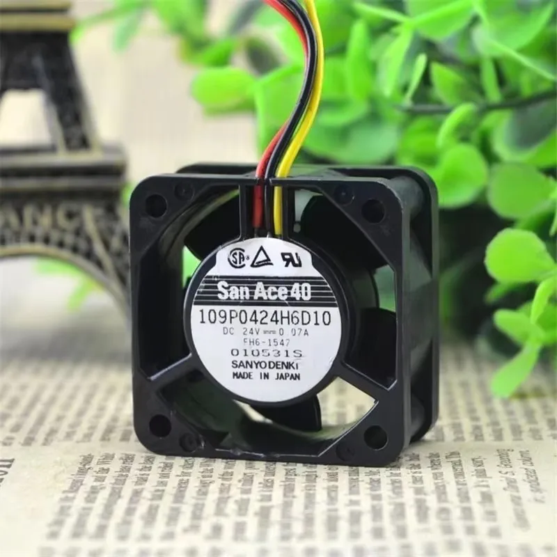 Authentic 4CM 40 * 40 * 20MM 24V 0.07A 109P0424H6D10 frequency converter industrial computer Cooling fan