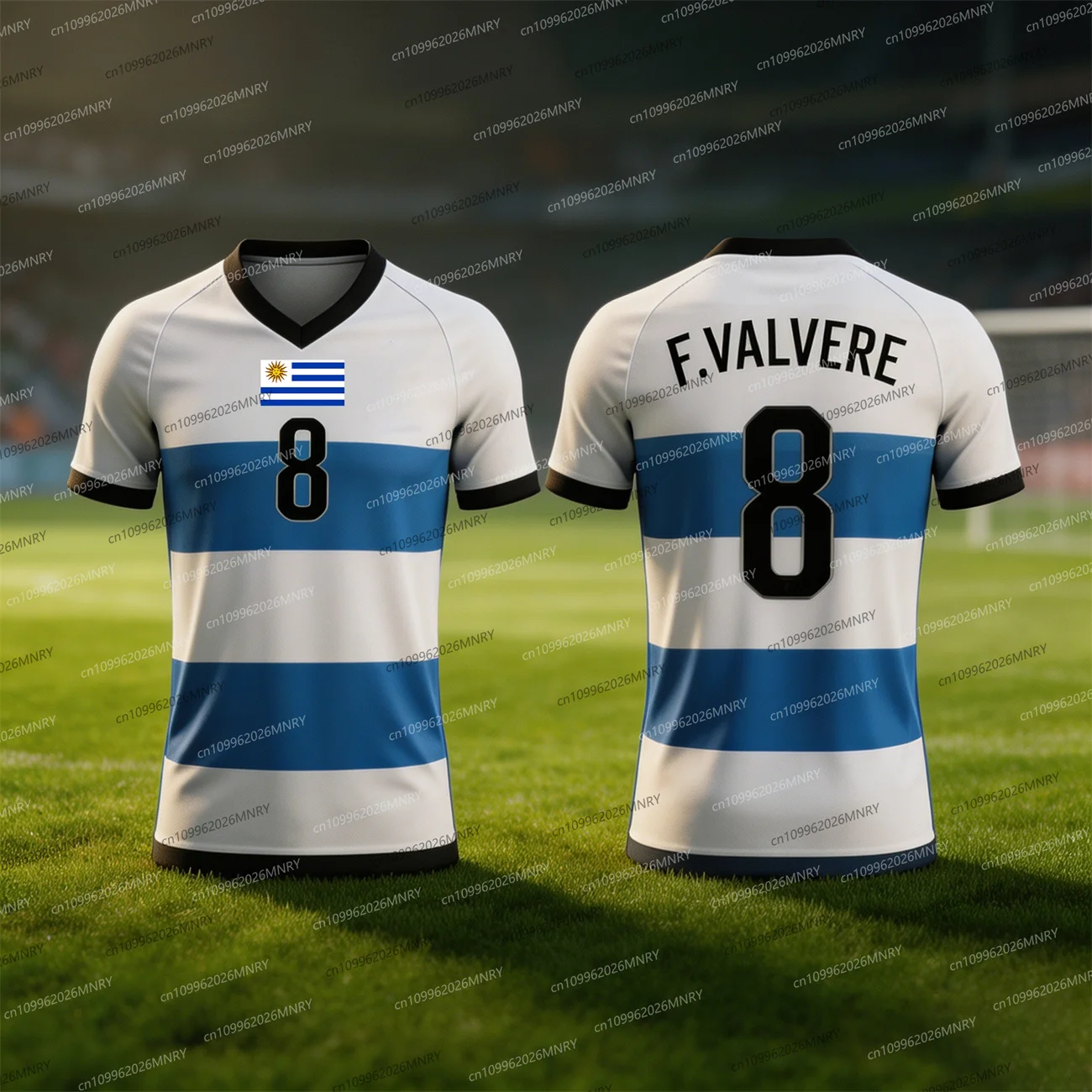 2026 Uruguay Flag Emble Jersey Summer Woman clothes Training Uniforms Jersey Breathable Quick Drying Fan Jersey Women Jersey