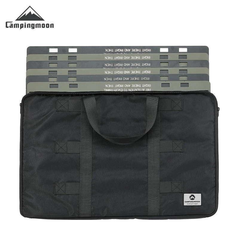 Tas Penyimpanan Perlengkapan Camping Outdoor CAMPINGMOON Bahan Polyester, Tas Tangan Kombinasi Meja Taktis IGT