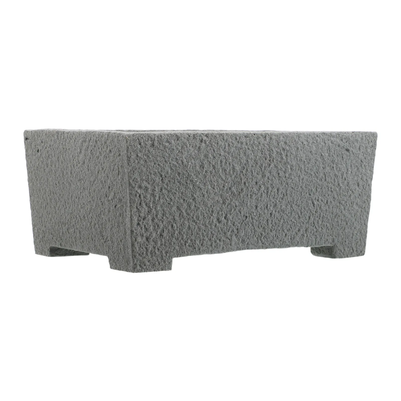 

Flowerpot Home Office Garden Bonsai Tree Planter Succulent Cactus Decoration Rectangle Shape Durable Material Use