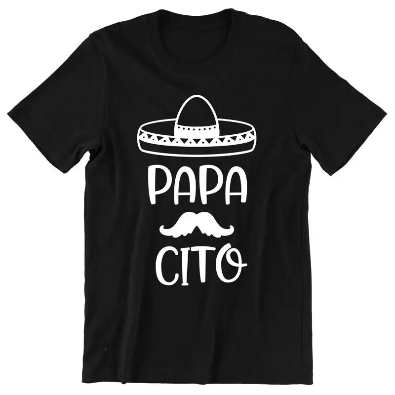 Camiseta con eslogan de texto familiar con estampado mexicano de bigote de papá Cito, calidad y Ideal para el día del padre o el cumpleaños de papá