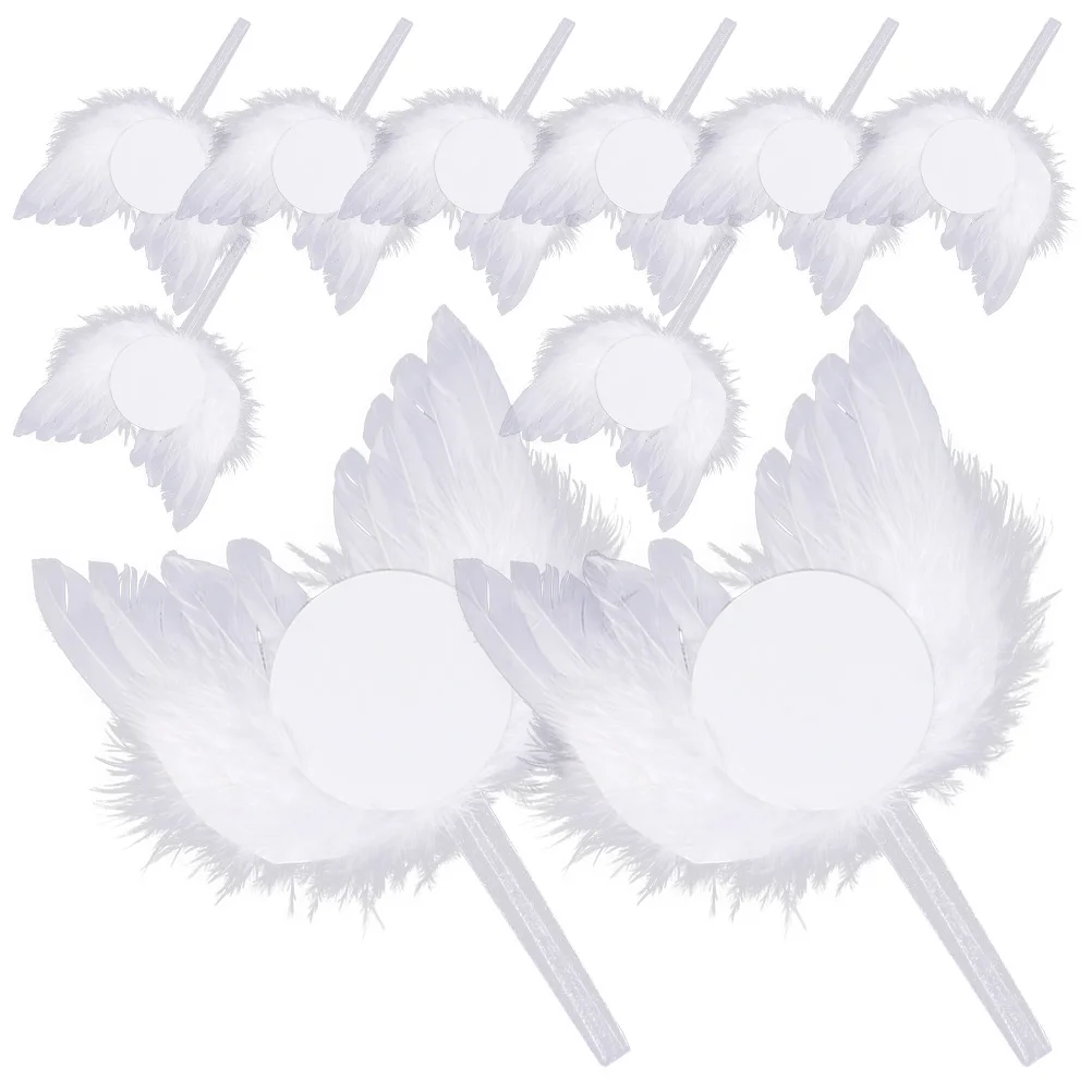 

1Set Valentines Day Sublimation Pendant Wing Plume Blank Ornament DIY Hanging Decor Heart Sublimation Blanks Valentine Gift Tag