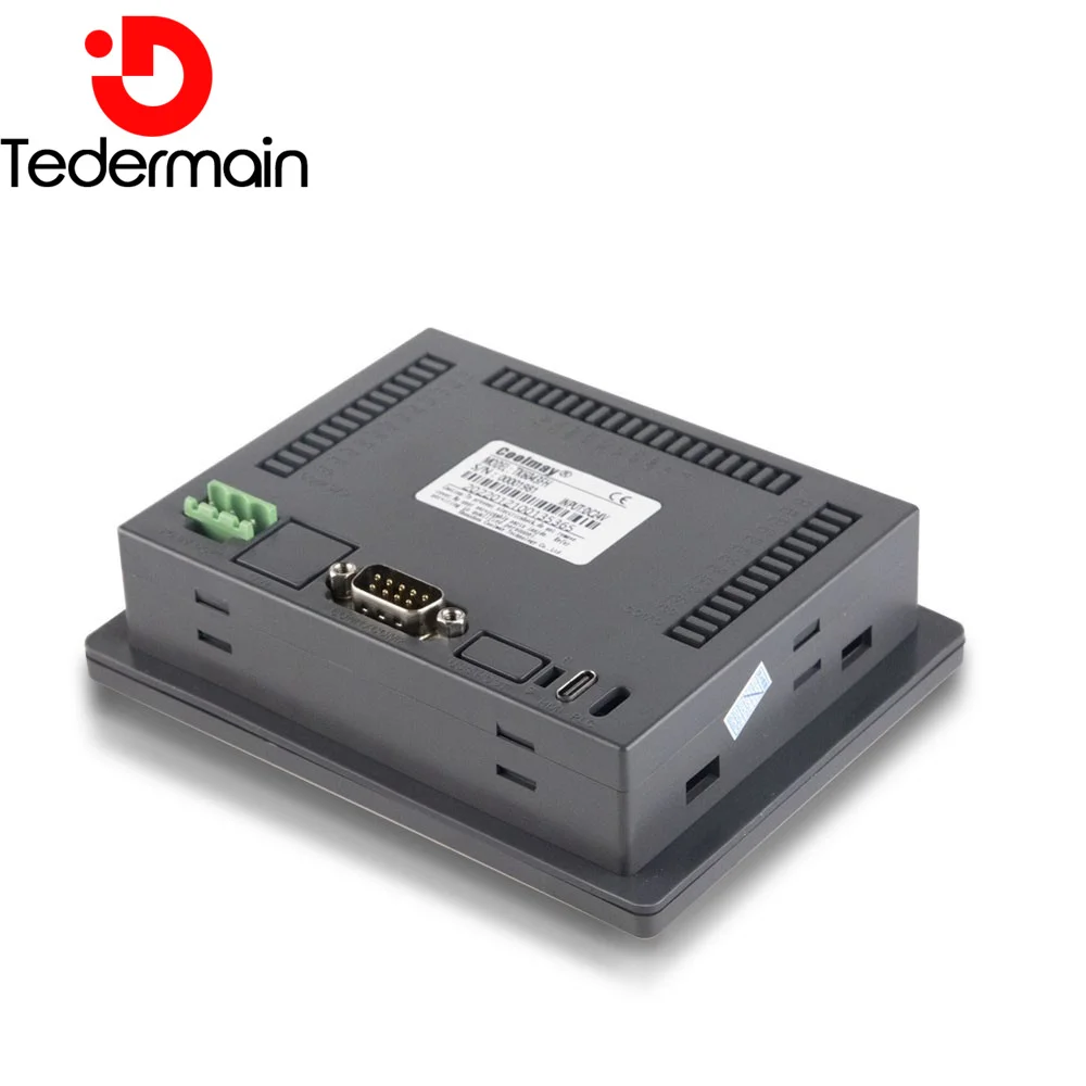Imagem -03 - Coolmay-monitor de Tela Sensível ao Toque Industrial Compacto Pequeno Colorido Kit de Controle Cnc 43 Polegadas Hmi Tk6043fh Resolução 480x272