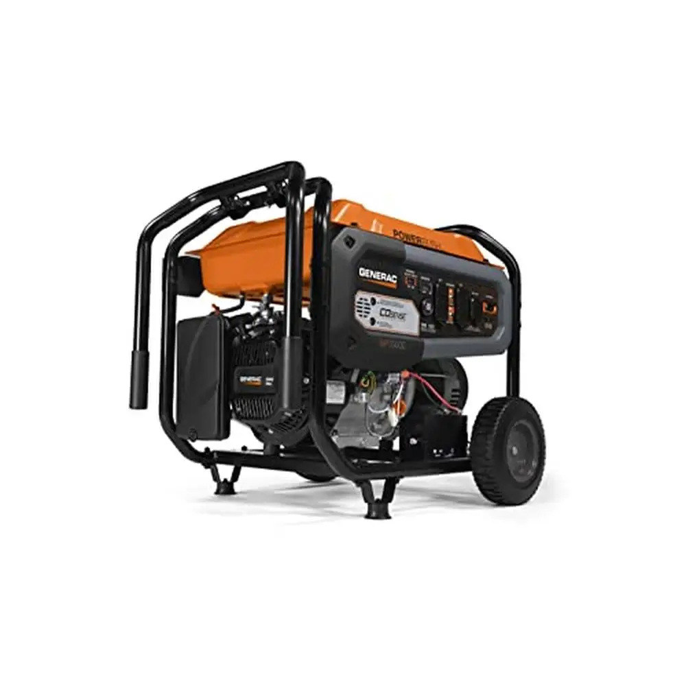 

7000W Portable Generator Electric Start 10-Hour Run-Time 20ft Storm Cord 8125 Starting Watts