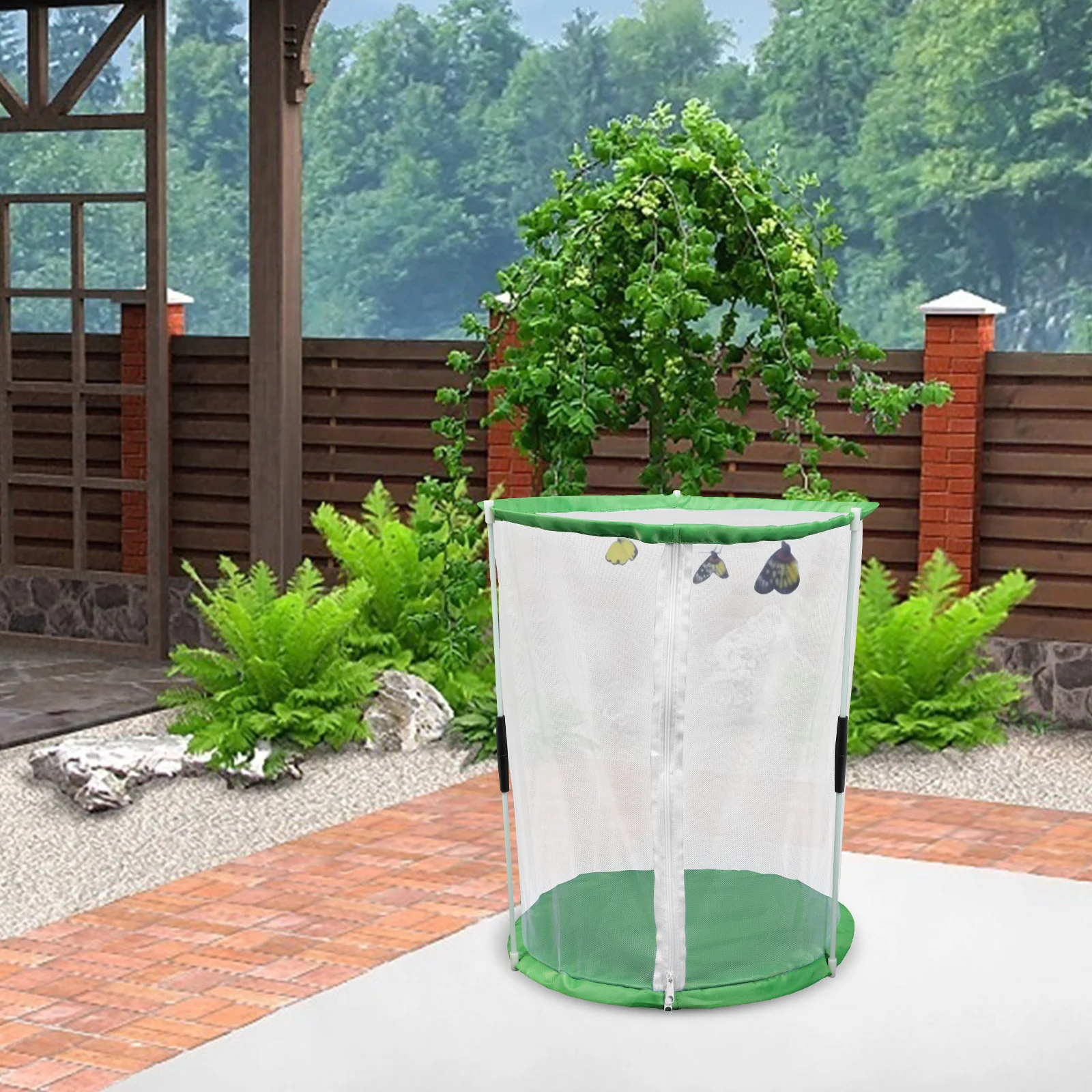 

1Pcs Insect Observation Cage Portable Foldable Mesh Box Lightweight Outdoor Breeding Box for Kids Nature Exploration