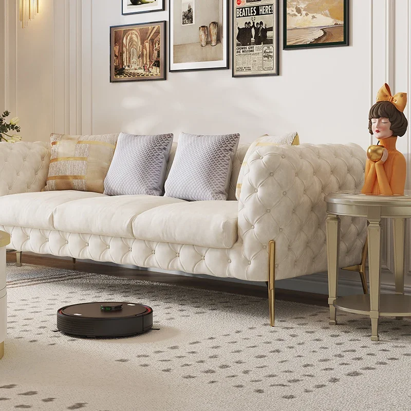 Apartment Cushion Sofa Adults Europe Double Apartment Large Sofa Luxury Designer Relaxing Princess Muebles Unique Furniture